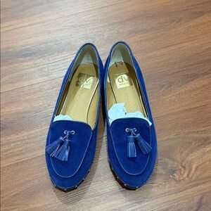 DV by Dolce Vita Women's Royal Blue Tassel Flats